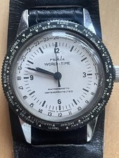 Ruhle World Time Antimagnetic Vintage Uhr