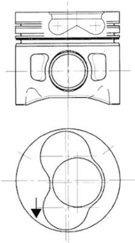 Kolbenschmidt kolben 94427700 - kolbenschmidt,
