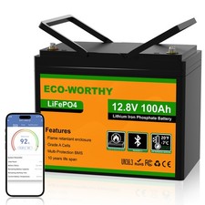 12V 100Ah LiFePO4 Lithium