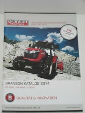 BRANSON TRACTORS Traktoren Katalog 2014 Prospekt mit 52 Seiten ( 784 )