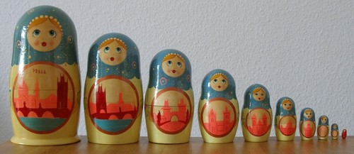 Russische matroschka - russische,