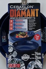 Ceraflon Prestige Diamant Pfannenset 24 und 28 cm für alle Herdarten