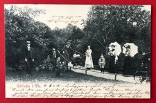 AK KÖLLEDA Cölleda in Thüringen 1904 Naturbrücke mit Typen   ( 103580