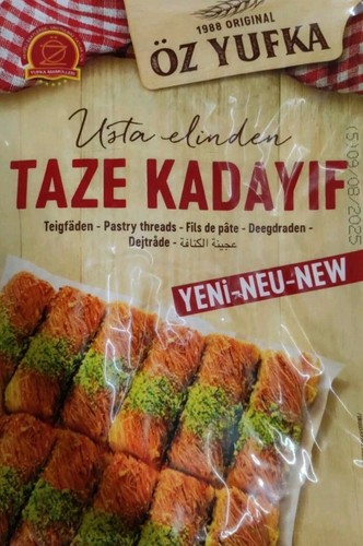 öz yufka 400g fresh kadayif - fresh,