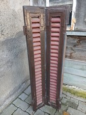 Doppelter Fensterladen - Holz - gebraucht - Höhe 130,5 cm - Breite 20,5 cm