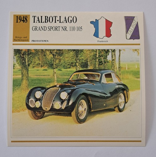 Talbot lago grand sport - grand,