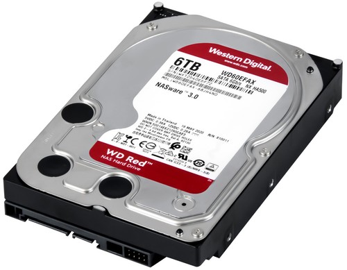 Festplatte red wd60efax nx - red,
