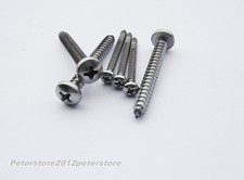 Blechschrauben  DIN 7981 Kreuz PH Edelstahl A2 Linsenkopf 4,8mm