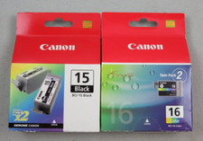 2 OVP Canon Twin-Pack BCI-15BK BCI-16C BCI-15 BCI-16  i70 i80 iP90 iP90V