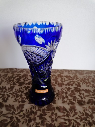 Nachtmann kristallvase blau - kristallvase,