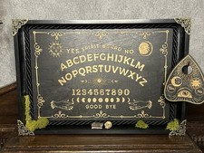 Wanddekoration Ouija Board Hexenbrett Geisterbrett Gothic Okkult Tischdeko