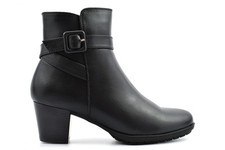 Cipriata Damen Stiefeletten Damenstiefel Ladies Boots Memory Foam Navy/Schwarz