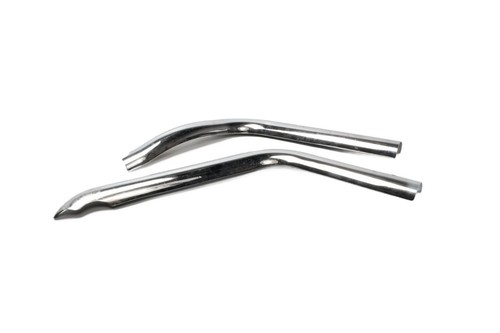 Auspuff hitzeschild paar chrom - hitzeschild,
