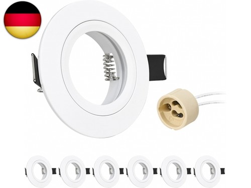6er einbaustrahler gu10 set - einbaustrahler,