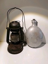 Feuerhand Petroleumlampe Pilzkopf Trinkflasche Alu Militaria 