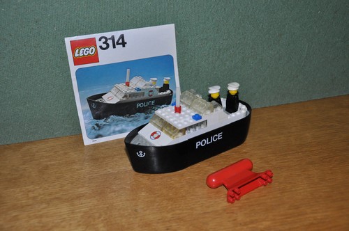 Lego set 314 police boat - lego,