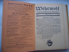 1926 Jugendbewegung WEHRWOLF