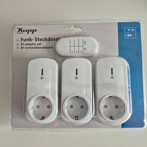 Kopp funksteckdosen - kopp, 3x