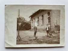orig. Foto um 1915 Stabhochsprung Sport 