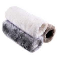 Frauen Winter Pelzmuff Nerz Handschuh Handwärmer Pelz Webpelz zum umhängen og