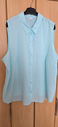 ärmellose damen bluse - Ärmellose, türkis