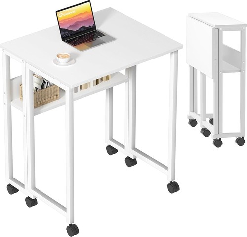 Klappbarer schreibtisch weiß - klappbarer,