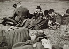 Soldaten Offiziere in Uniform