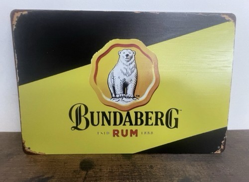 Bundaberg rum blechschild - rum,