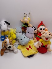 ? Vintage Stofftier Konvolut – Ferrero / Asterix / Snoopy / Happy Hippo Sammler