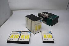 10x DDR Kassette CrO2 K10 Kassetten Tonband ORWO RFT Musik VEB CFK Schwarza Neu