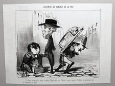 Honoré Daumier, Karikatur - Politik, Friedenskongress