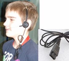 JABRA GN NORDKOM HEADSET 1861-25-03 PROFI-HEADSET CALLCENTER QC QUICK CONNECT K1