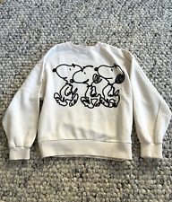 Snoopy Sweater Pullover Mädchen Größe 140 wie neu Sweatshirt Shirt HINGUCKER