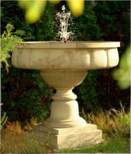 🔶Springbrunnen Brunnen Mailand mit Pumpe Sandstein Steinkunst BLACKFORM