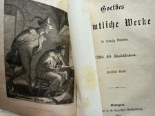 Goethes sämtliche werke cotta - goethes,