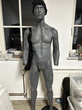 Schaufensterpuppe Schneiderpuppe, Männlich, 185 Cm, mit Standplatte