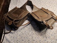 Barefoot Satteltaschen neuwertig aus brasilianischem Rindleder