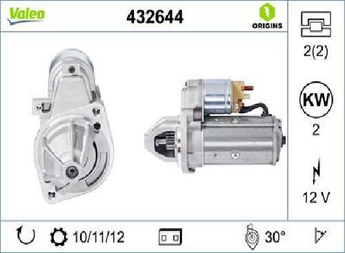 Original valeo starter 432644 - original,