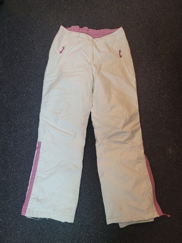 Skihose weiß lila - größe,