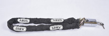 ABUS Motorradschloss 110cm Platinum 34 CS/55 10KS - 10mm Kette Vierkantkette /1