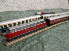 * Märklin HO * Auto / Personenzug - 7-tlg. *  Lok mit 6 Wagen *