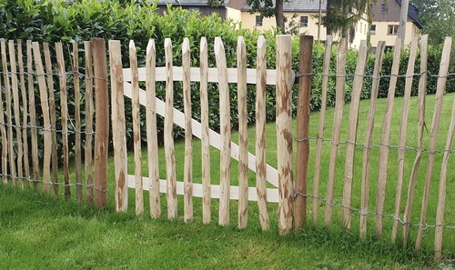 Zauntor haselnuss gartentor - haselnuss,