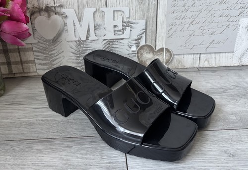 Gucci black rubber - black,