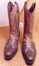 Cowboystiefel Westernstiefel Mexico Handarbeit Gr.43 echt Leder EL Trampero