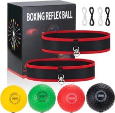 Reflex Boxing Fight Ball Set Punch Übung Geschwindigkeit Training Ball Kopf Band