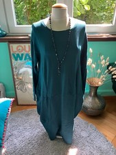 BPC - Lagenlook Oversize Ballonkleid petrol Baumwolle neuwertig