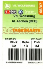 Ticket pokal vfl wolfsburg - ticket,