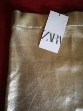 ZARA Maxirock goldfarben