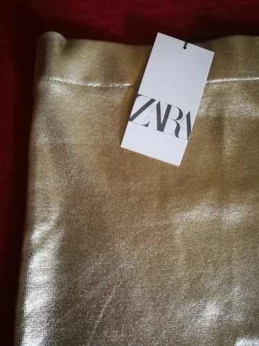 Zara maxirock goldfarben - zara,