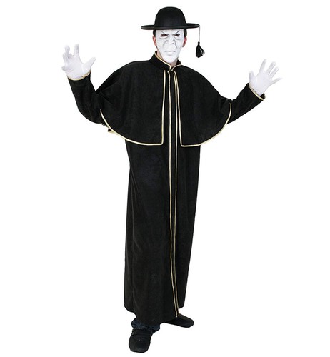Kostüm priester schwarz - kostüm,